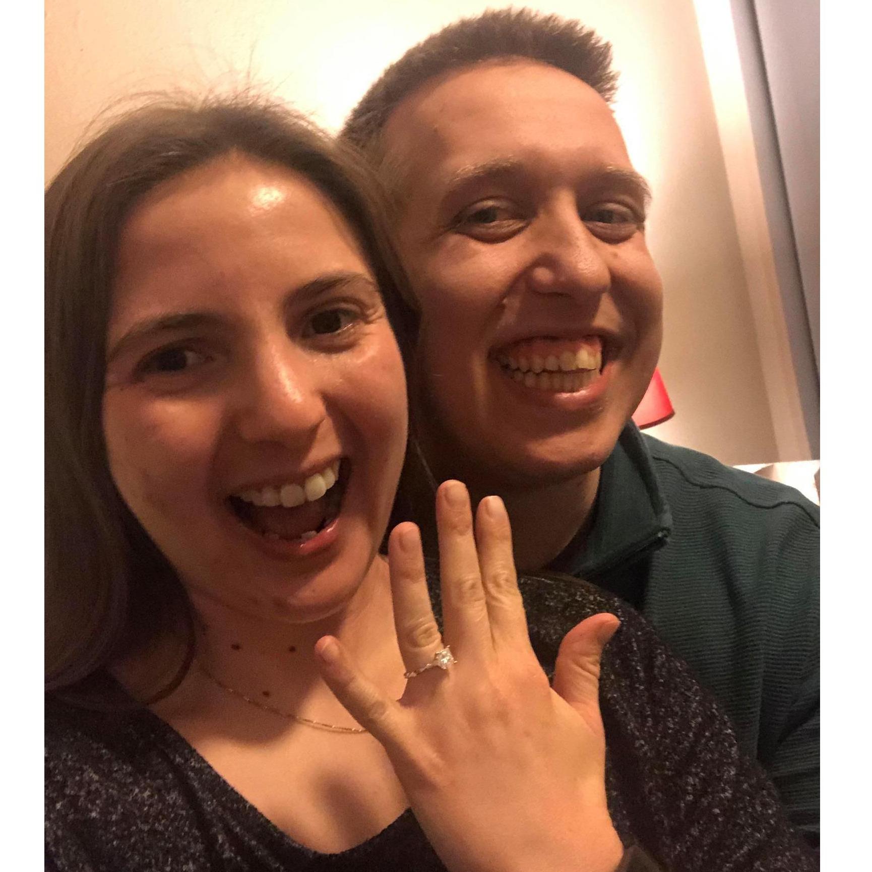 December 29, 2019. The night Holden proposed.