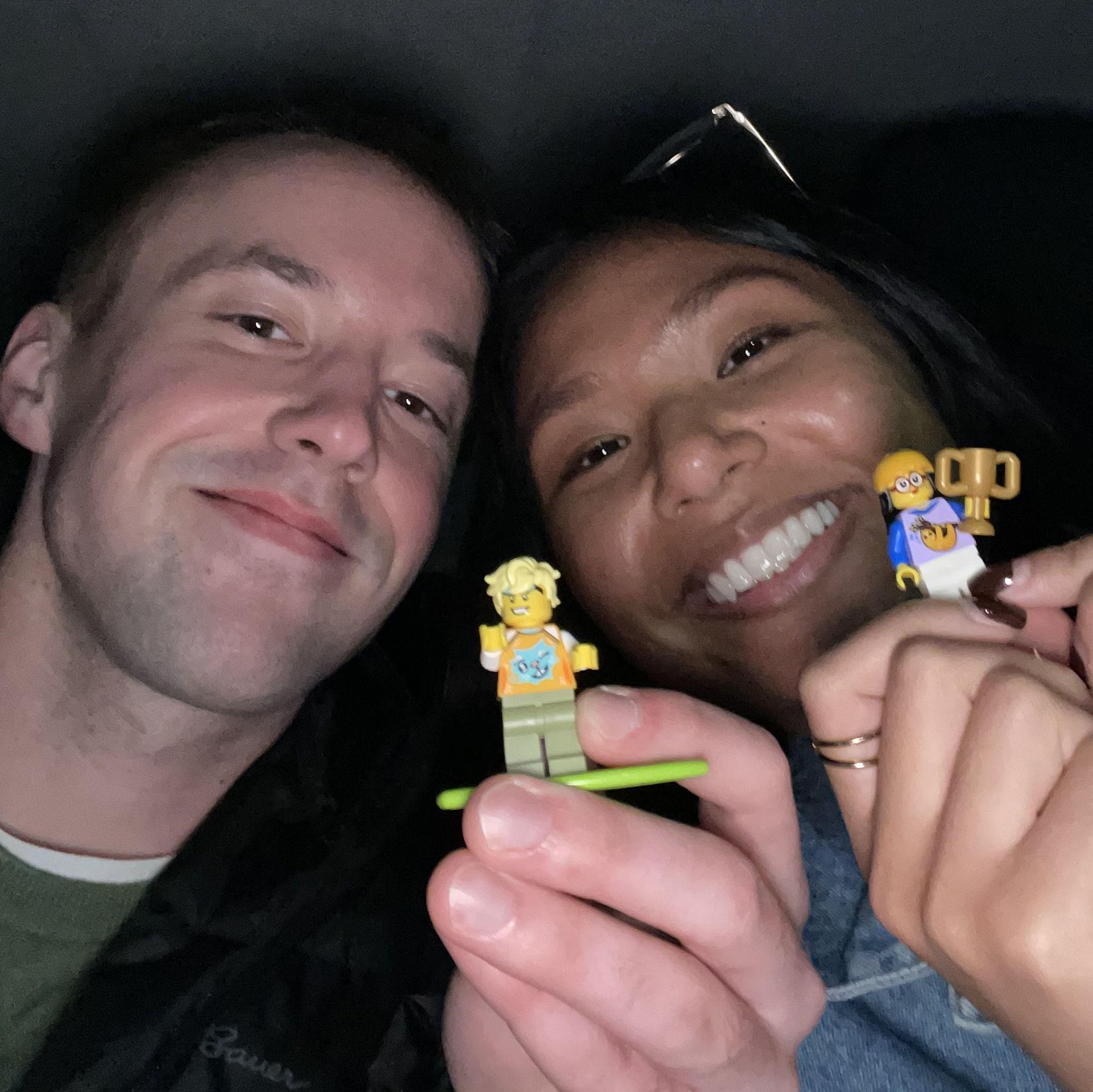 Our first ever photo together, the night we celebrated Adam's 25th birthday