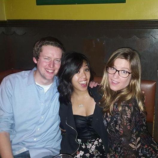 Doug, Paris, and Milli out on Polk Street for Paris' 25th Birthday!