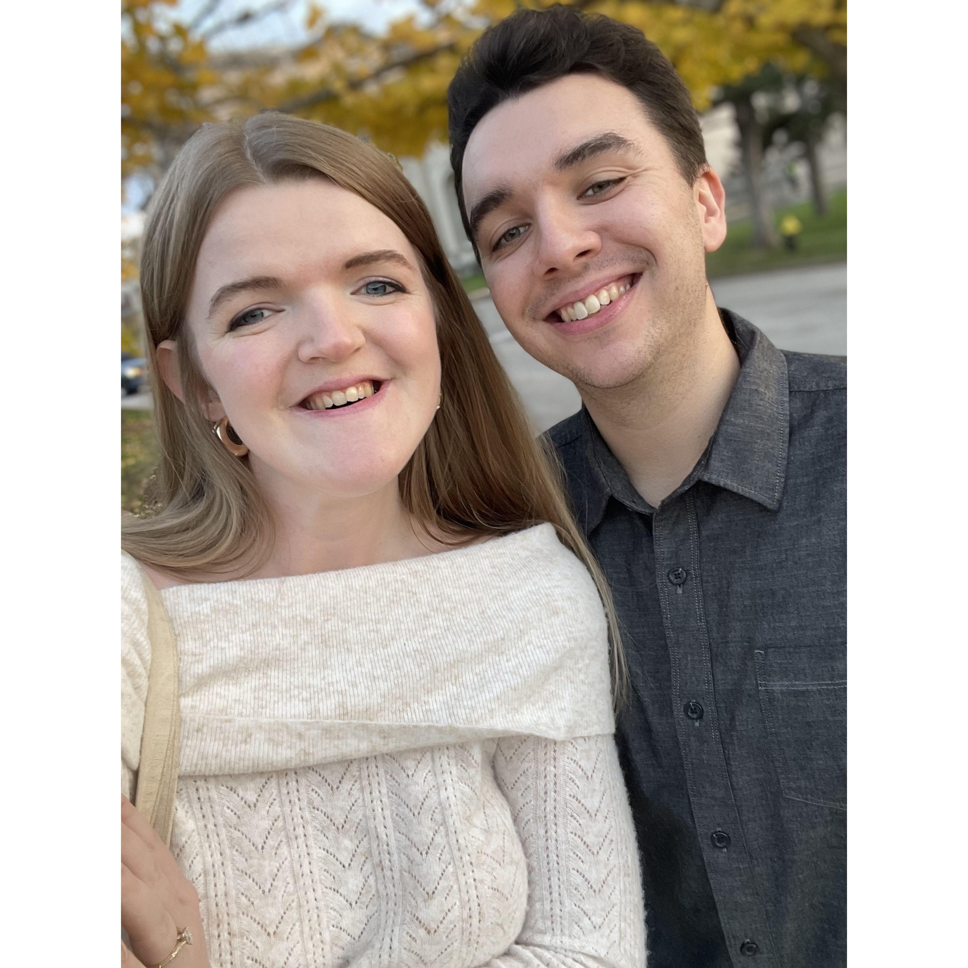 Engagement Shoot Selfie 2024