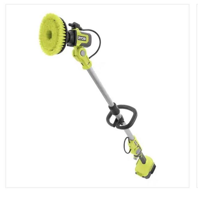 RYOBI power scrubber set