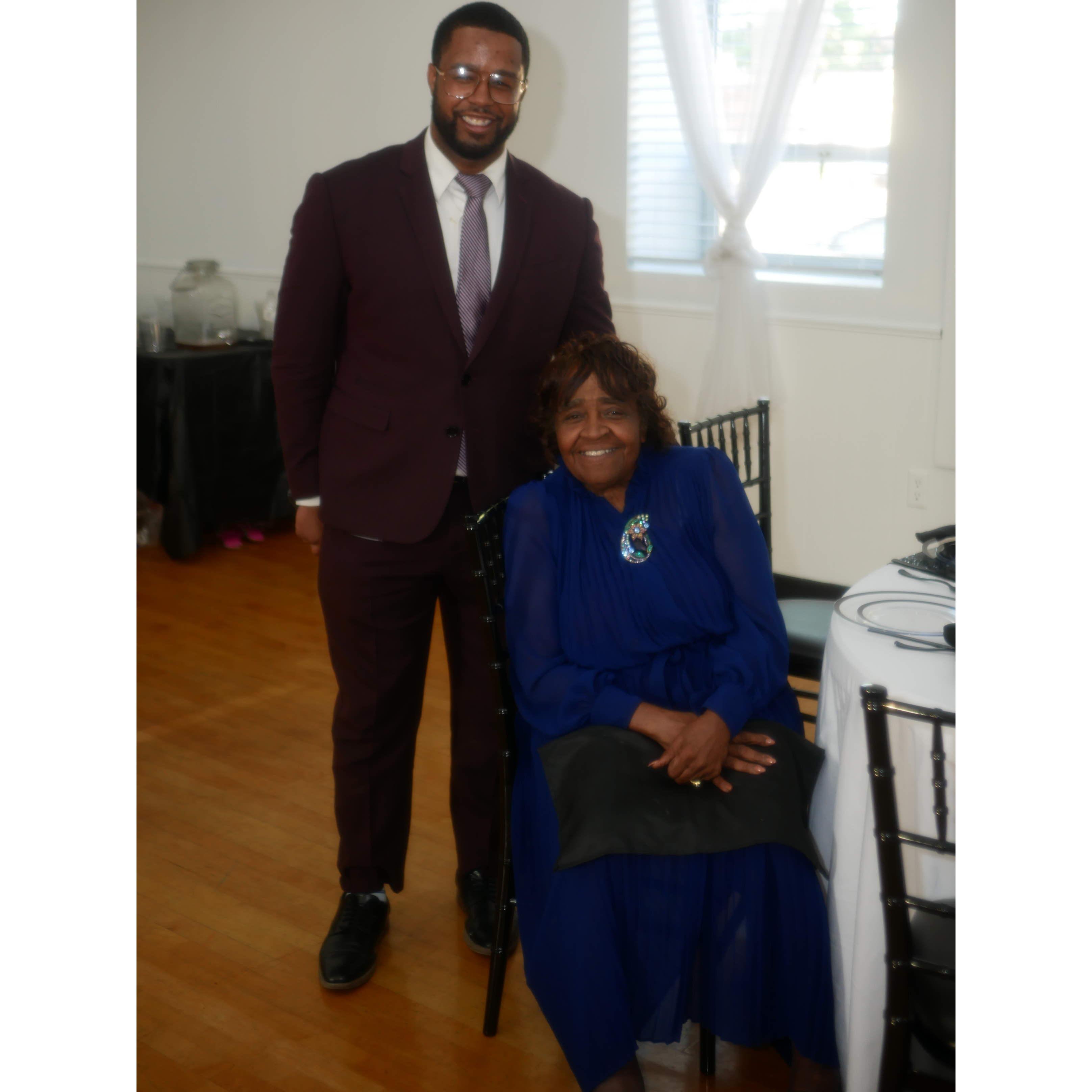 Our Engagement Party 07/03/2022: The Sorrells Matriarch, Nana, and groomsman!