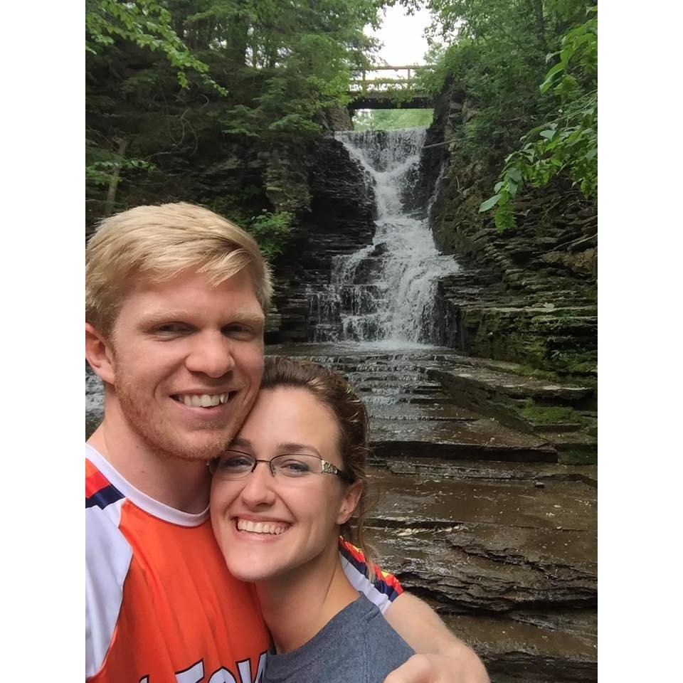 My first time to New York to see his family.