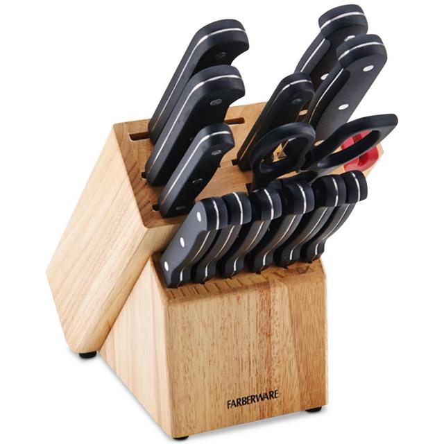 Farberware 15-Pc. Knife & EdgeKeeper Block Set