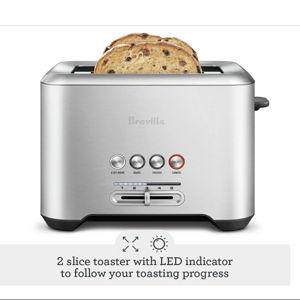 Breville BTA720XL Bit More Toaster, 2 Slice, Brushed Stainless Steel