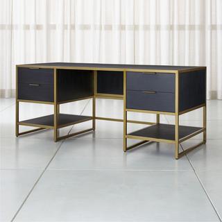 Oxford Executive Desk with Power Outlet