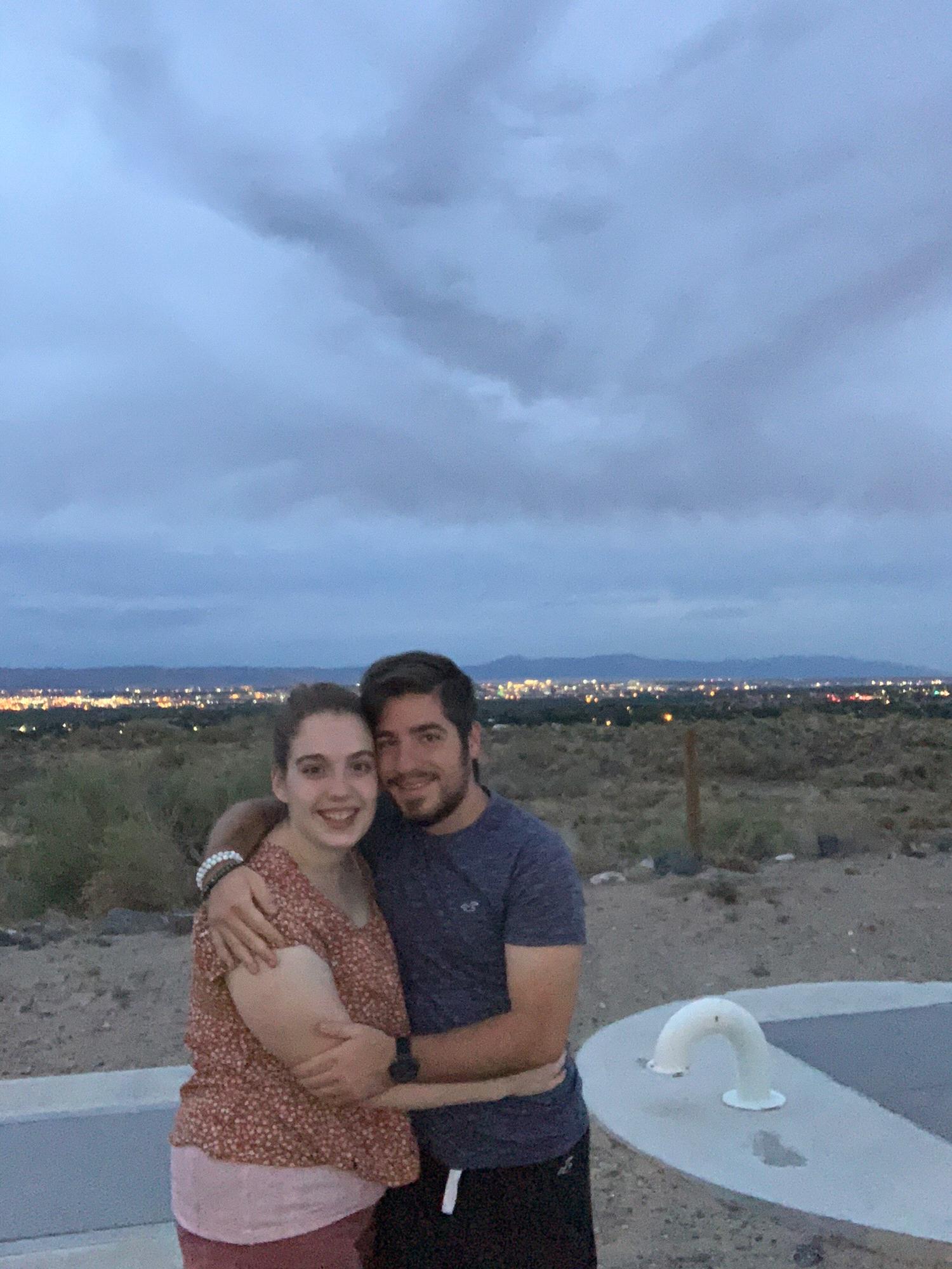Hiking to see a great view