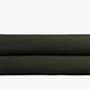 Brushed Cotton Fitted Sheet in Evergreen