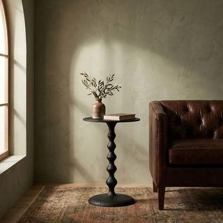 Alexander Hammered Metal Table