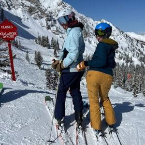 A Quarter of a ski pass