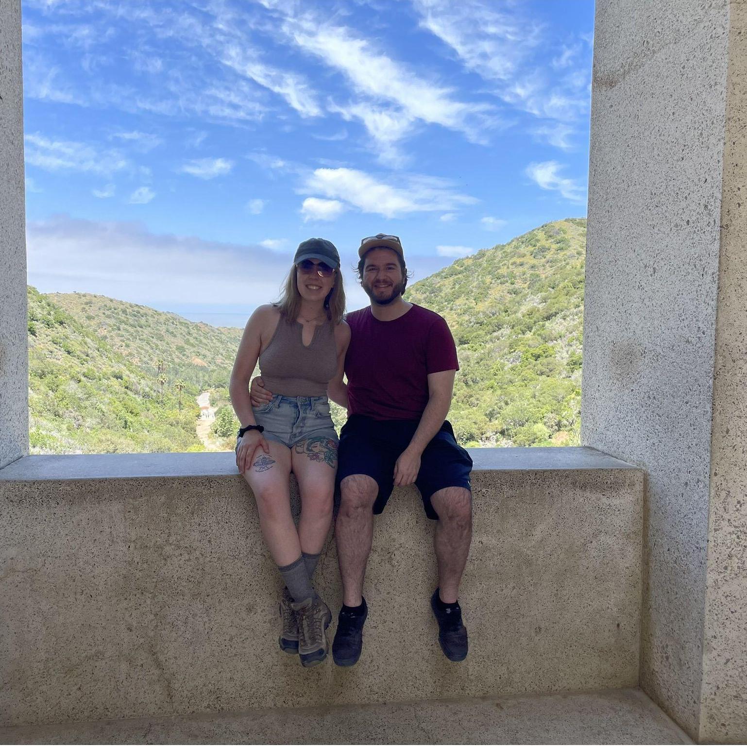 Seeing the botanical gardens on Catalina