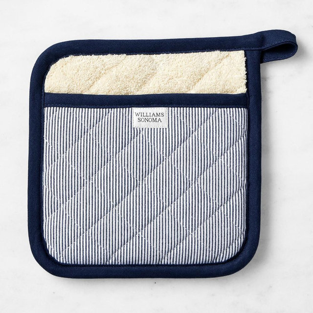 Williams Sonoma Heritage Stripe Potholder, Navy
