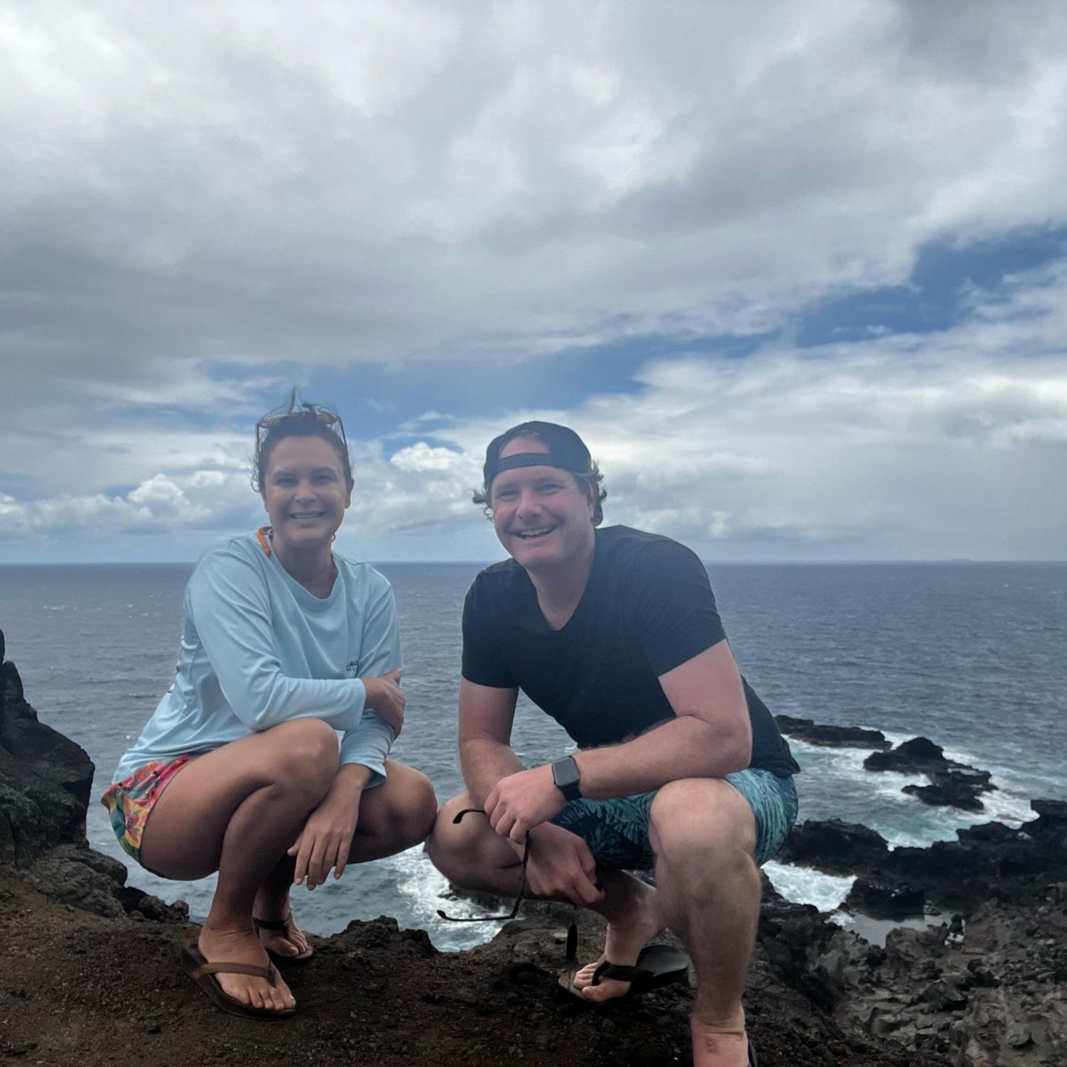 West side hike to find a blow hole in, Maui, HI.