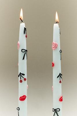 The Amour Taper Candles, Set of 2