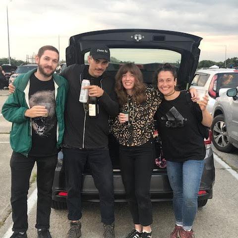 Tailgating before a KoRn concert with David and Laura