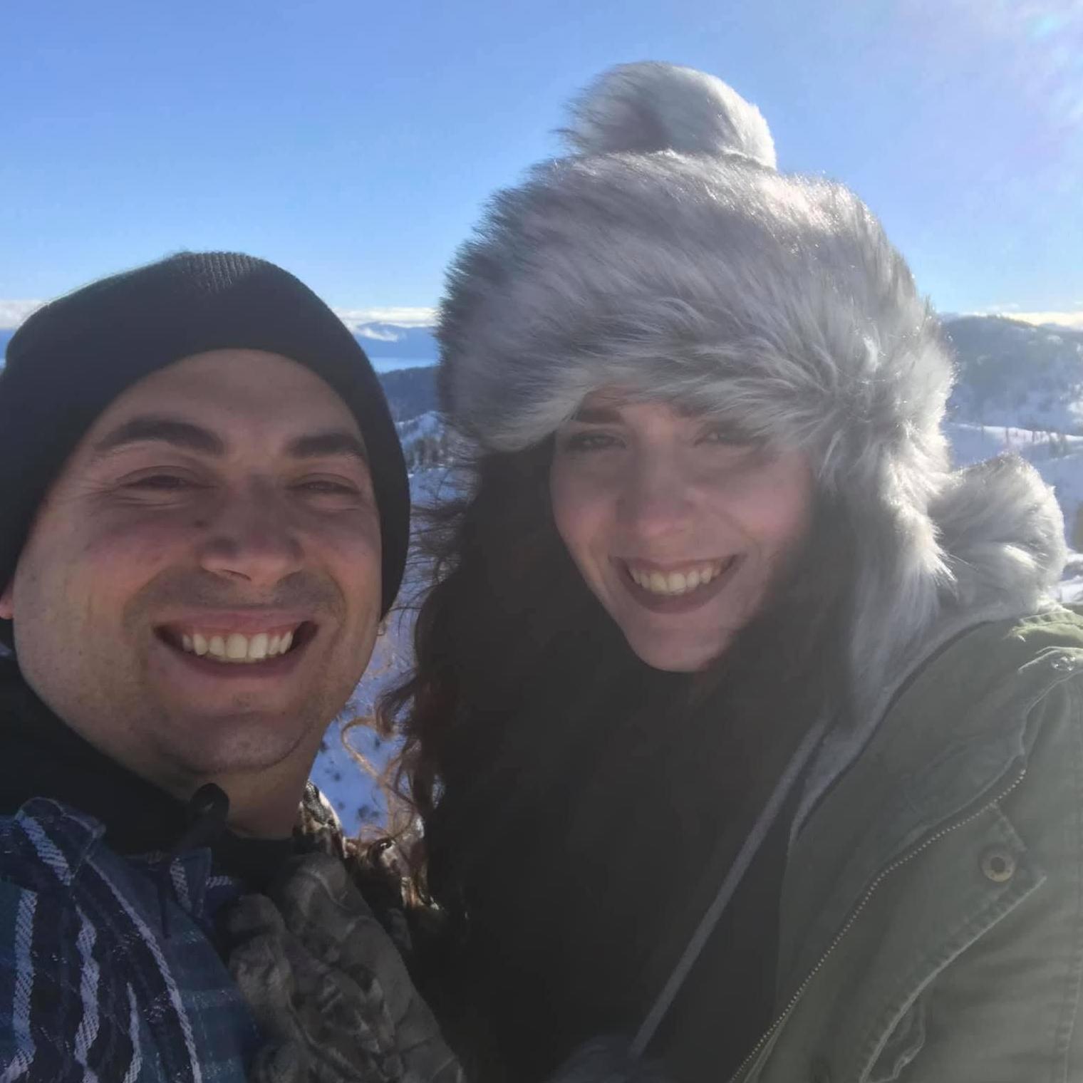 Our "babymoon" was a quick trip to Lake Tahoe during Christmas time where we ventured to the top of Squaw Valley!
