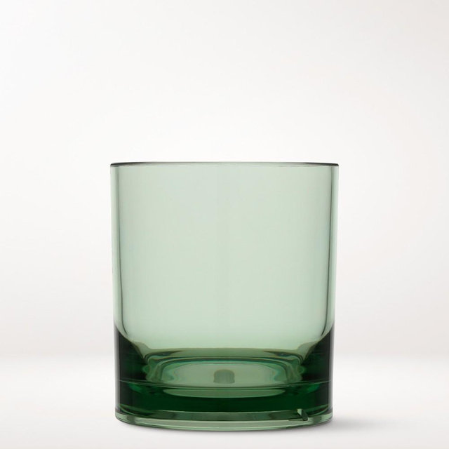 Fortessa Urbo Outdoor Double Old-Fashioned Glasses, Set of 6, Sage