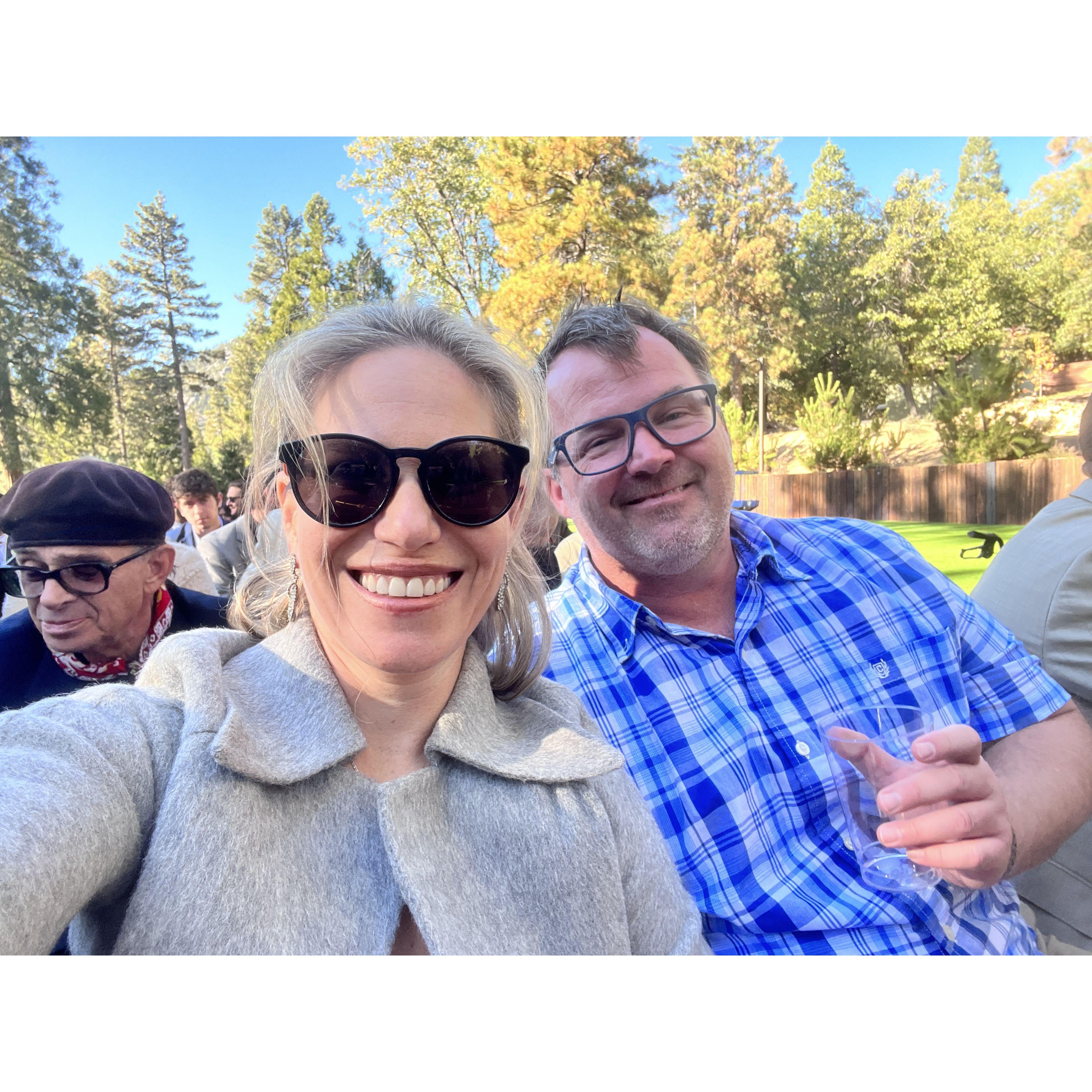 Celebrating Felise's cousin, Katy Fox's wedding in the mountains!