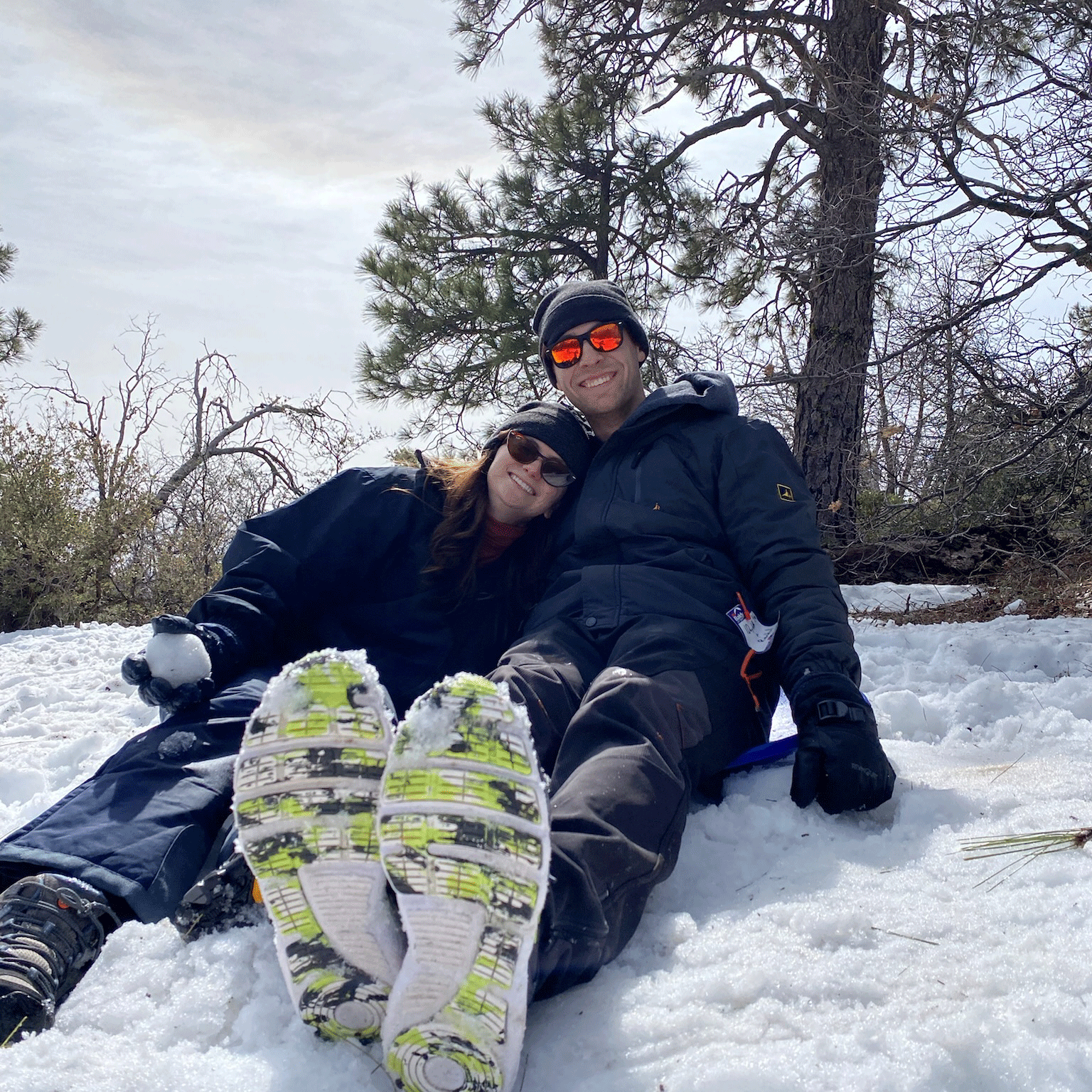 A trip to the snow with Sara's fam in 2023!