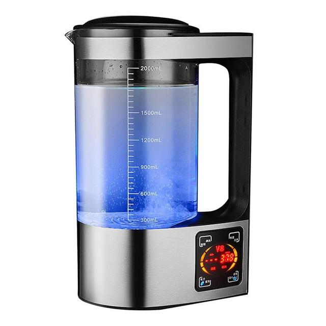 Hydrogen Water Generator, 2L Hydrogen Rich Water Kettle, Large Capacity Rich Hydrogen Water Ionizer Machine, Constant Temperature Electric Hydrogen Rich Water Kettle