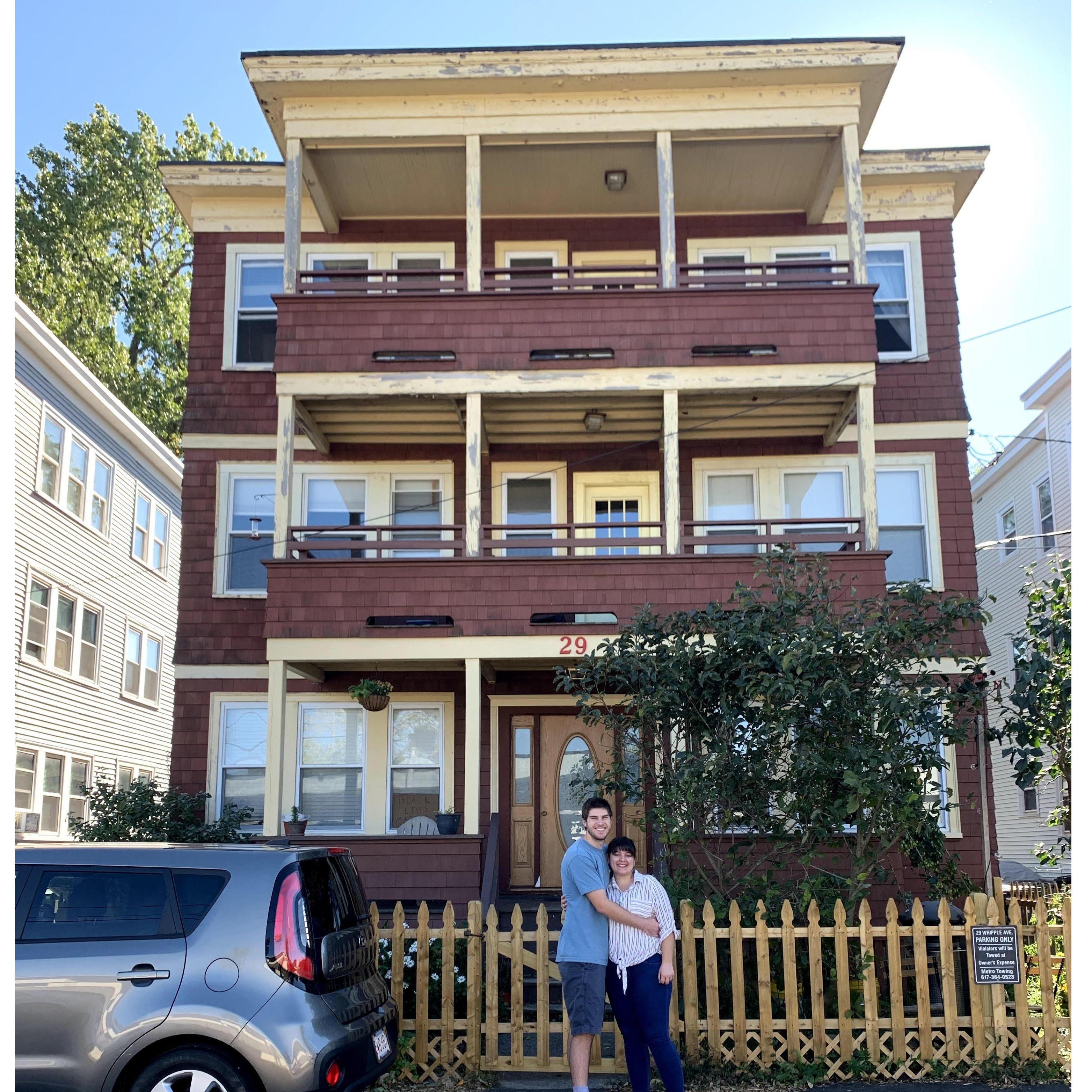 Move in day. Our first home!