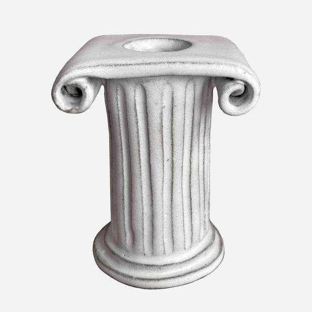 Greek Column of Strength Candlestick Holder
