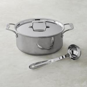 All-Clad d5 Stainless-Steel Ultimate Soup Pot, 6-Qt.