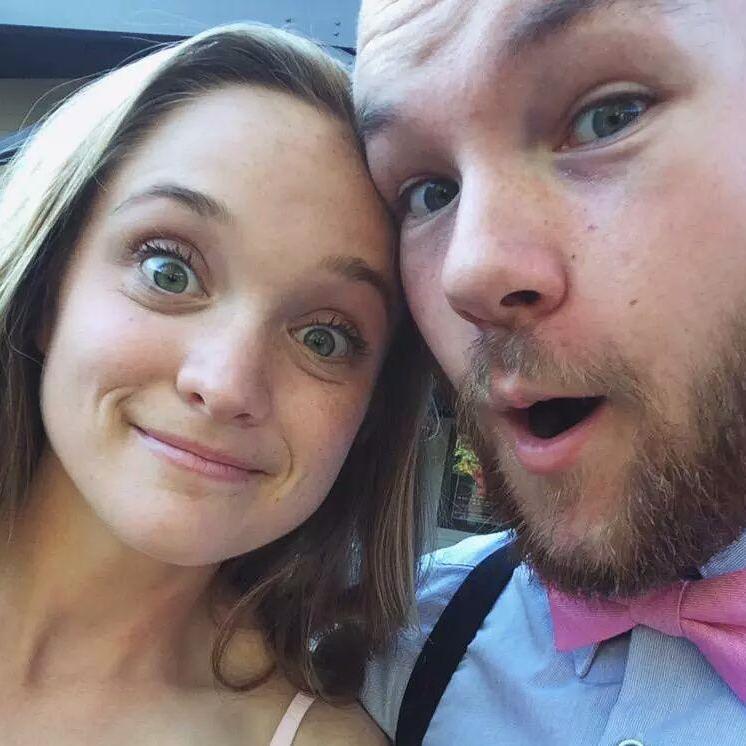 Silly time at our junior year homecoming in 2015.