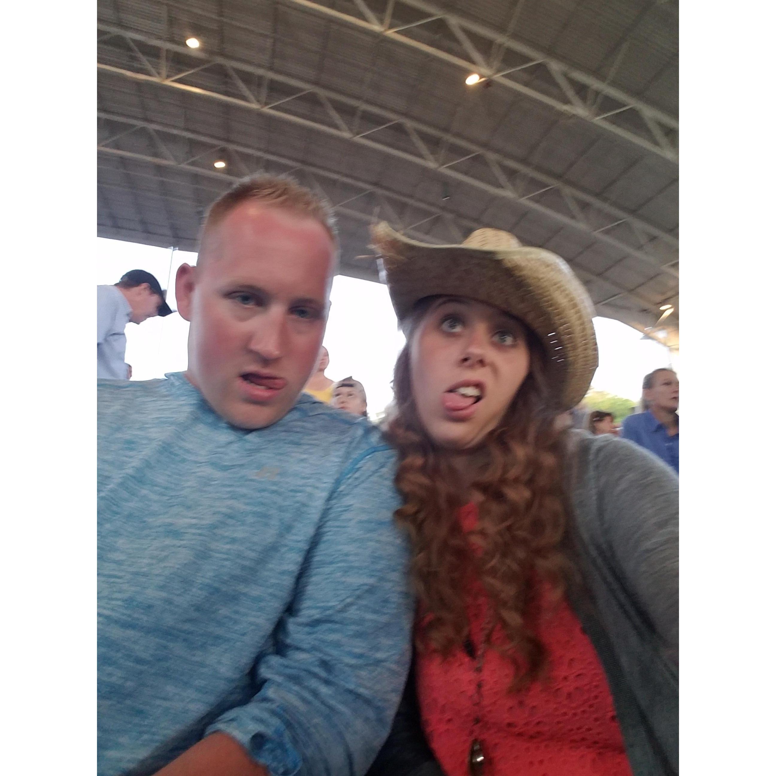Kenny Chesney concert at CMAC (my first concert!)