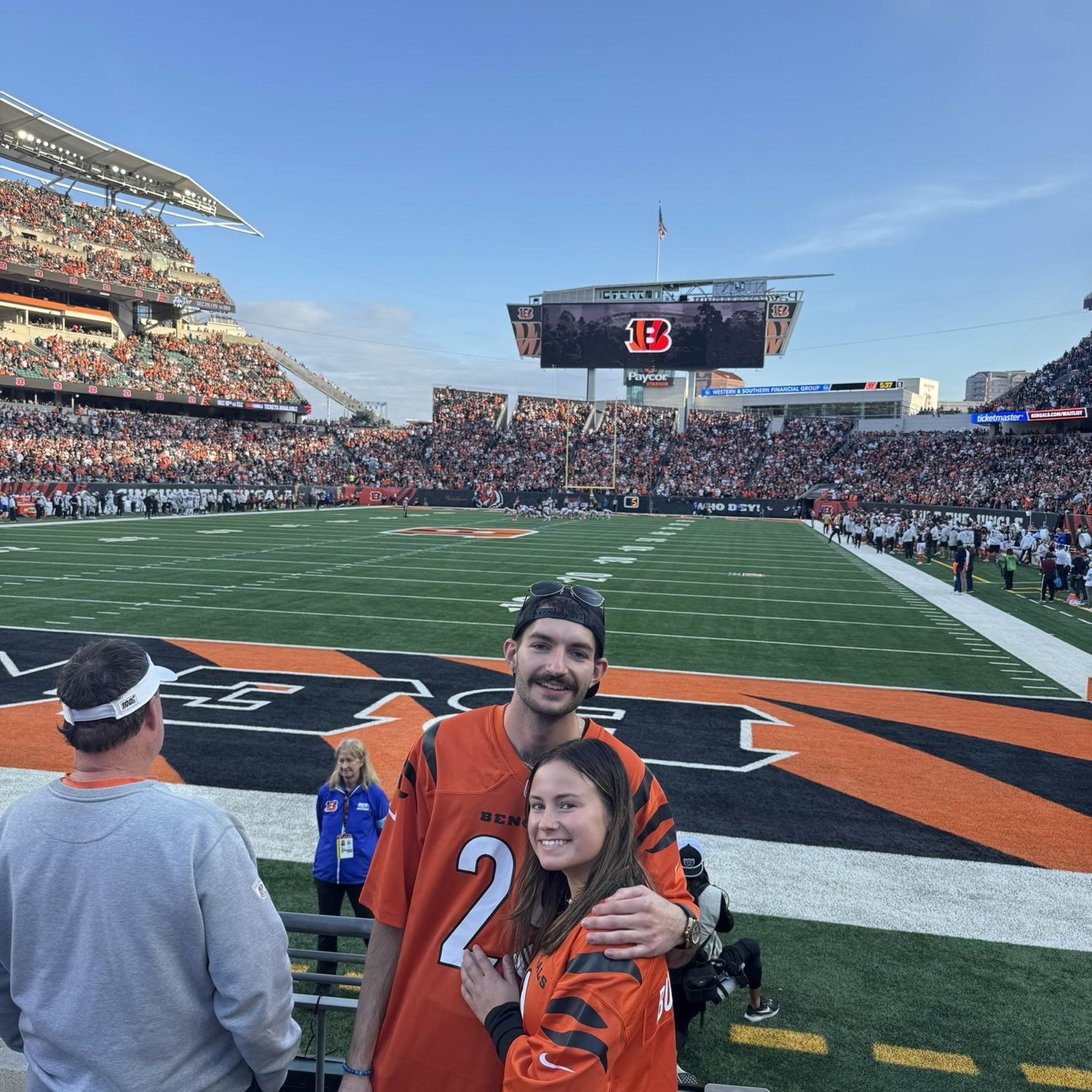 Kenzie’s first Bengals game!