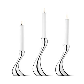 Georg Jensen Cobra Candleholder, Set of 3