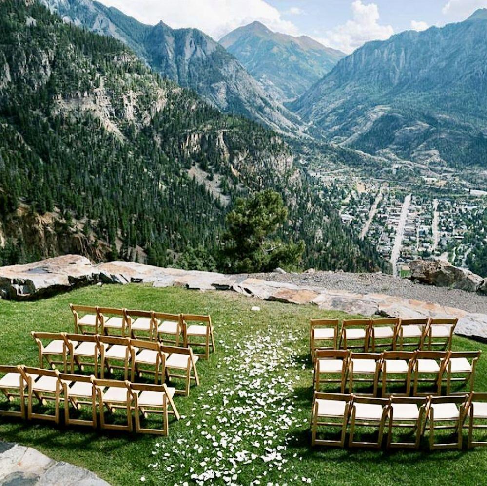 Ceremony space at Gold Mountain Ranch!
