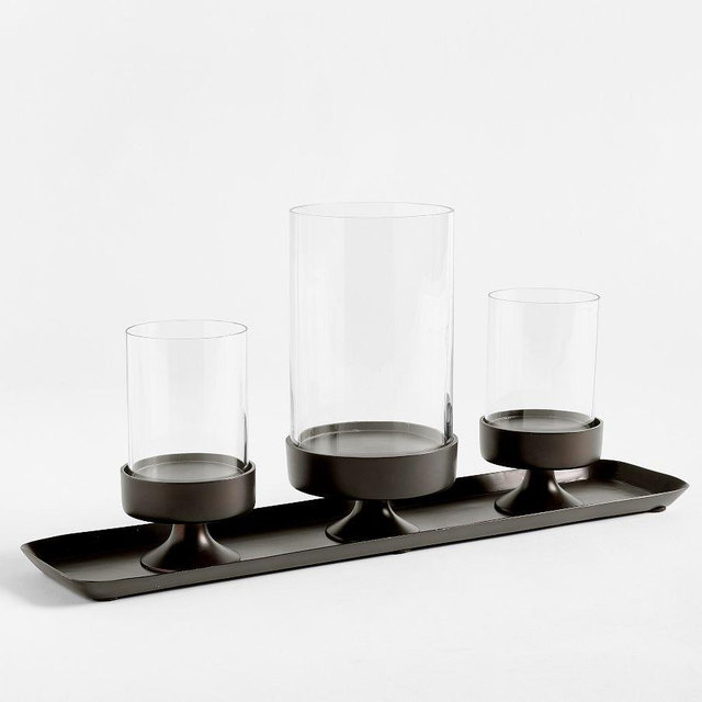 Monique Lhuillier Salerno Hurricane Centerpiece - Bronze