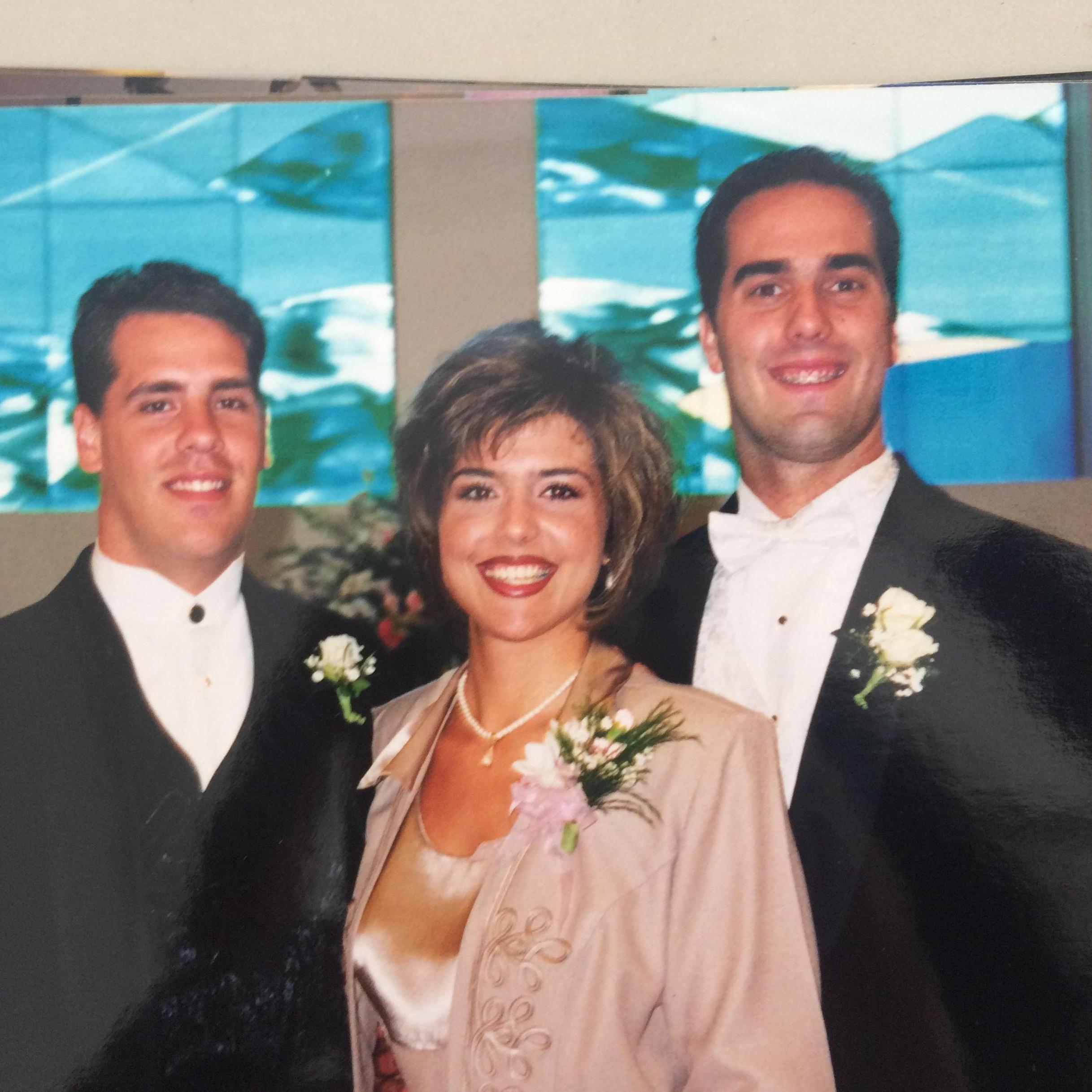 Brian's wedding. One of many we mutually attended!