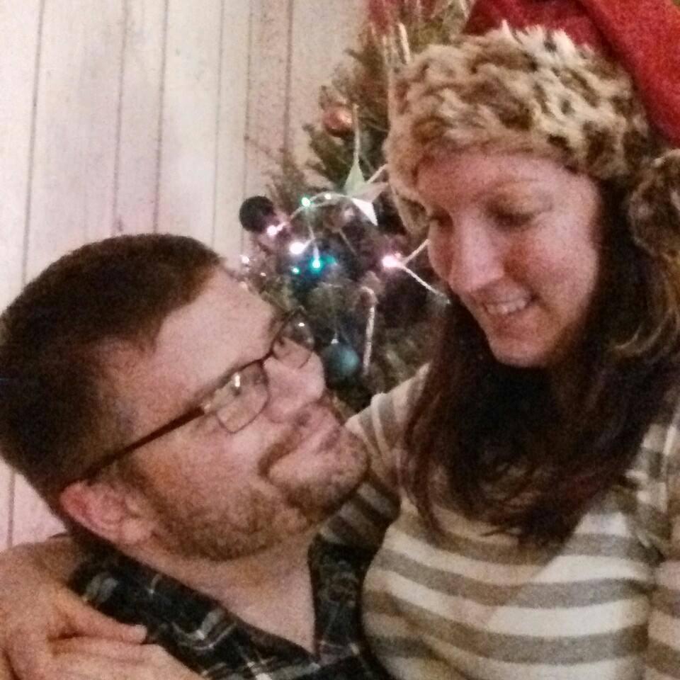 Our first Christmas together, December 2014