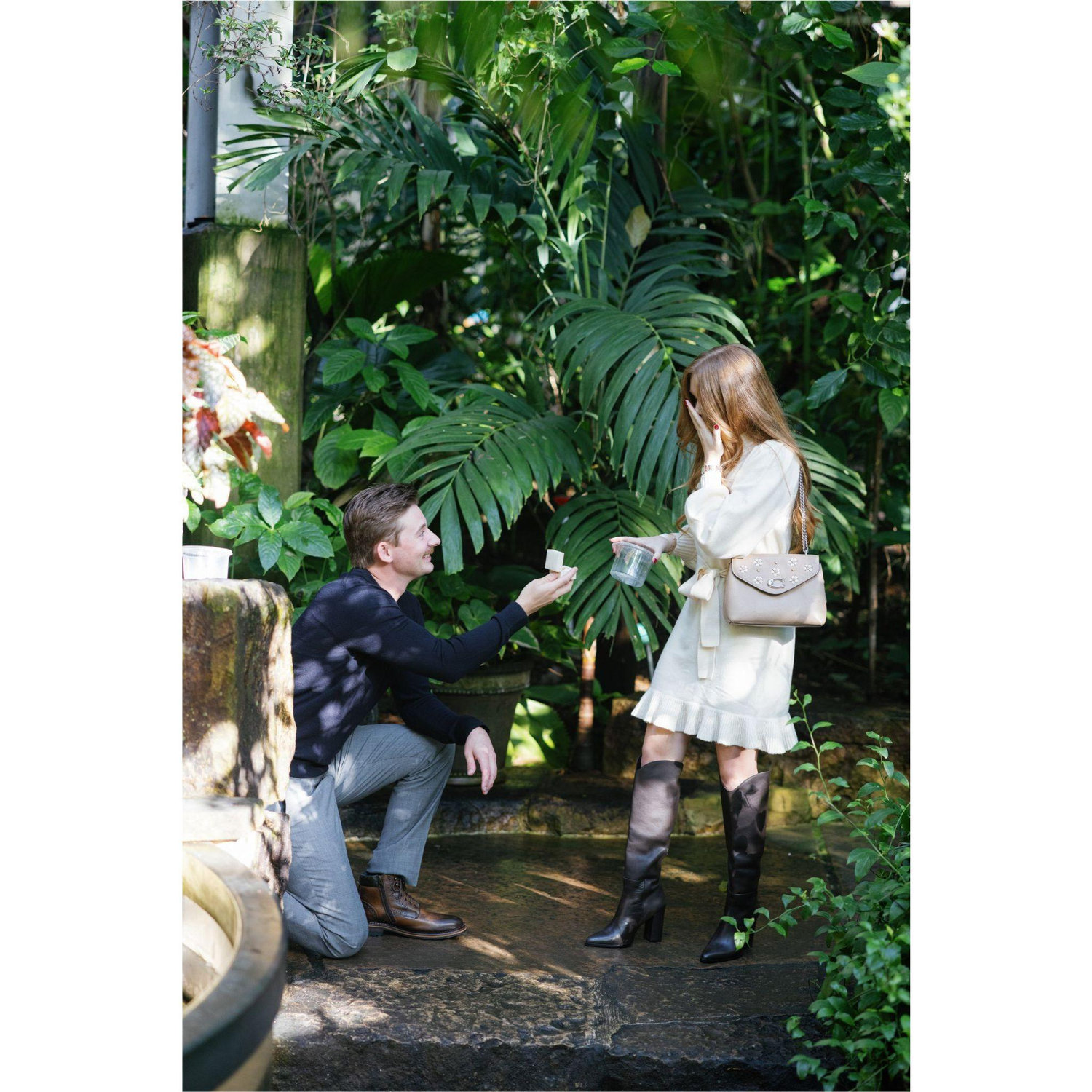 After months of planning, John Michael finally got down on one knee and surprised Melissa by popping the question she had been waiting for!
