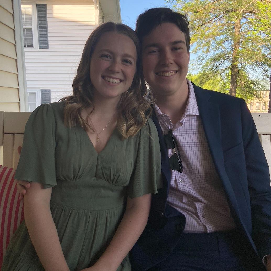 One of our earliest photos together! (April 2022)