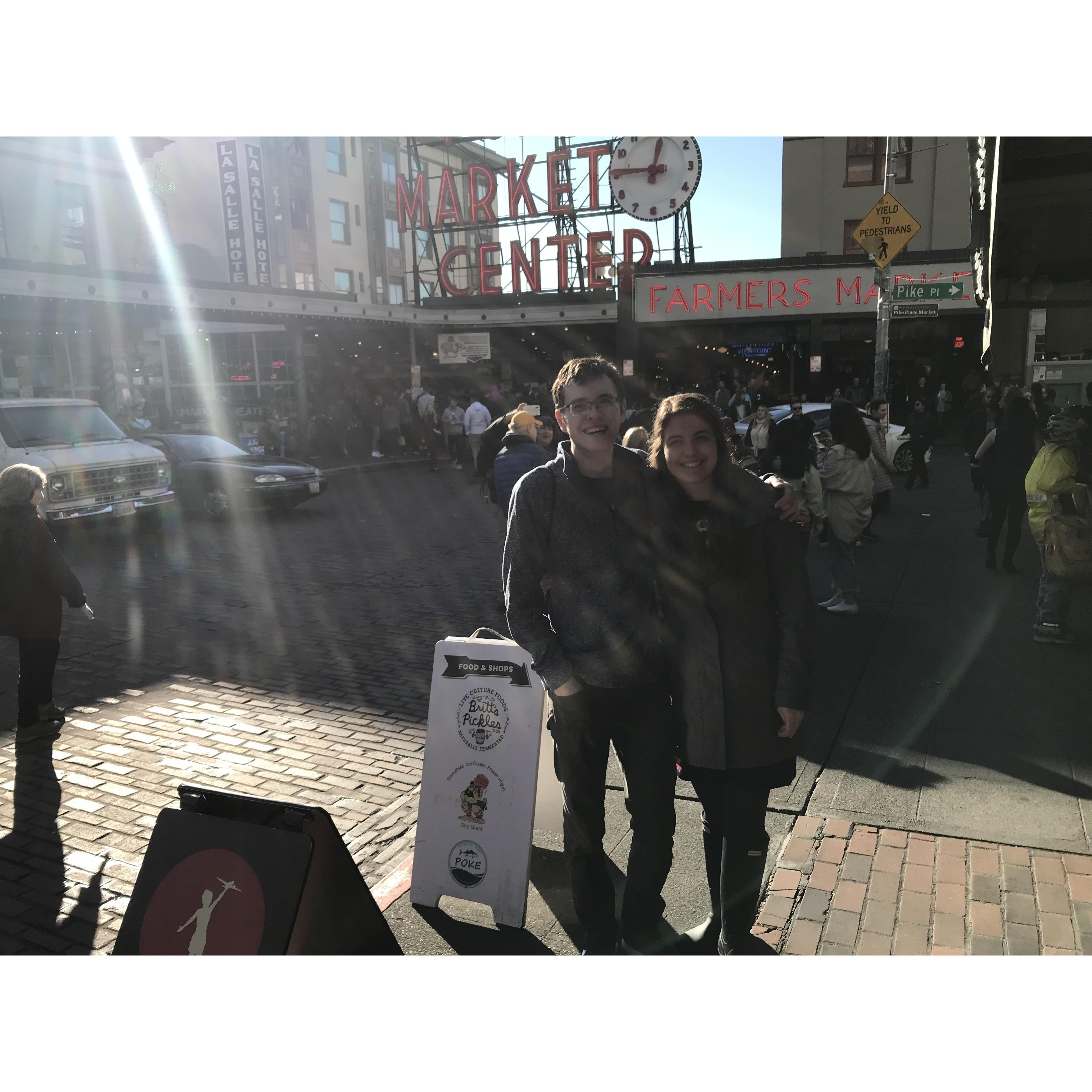 We took a food tour in downtown Seattle this winter- Bryce tried everything and we even found a few favorite places to go back to!