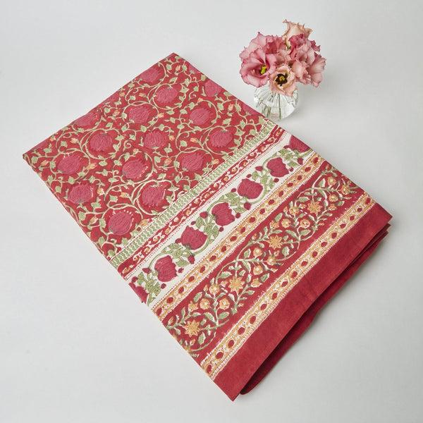 Red Tulip Tablecloth