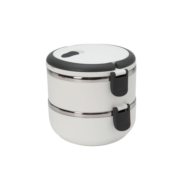 Kitchen Details 2 Tier Stainless Steel Insulated Lunch Box