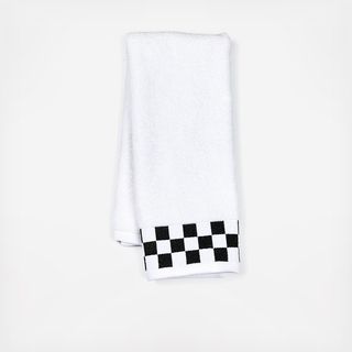 Check Border Cotton Hand Towel