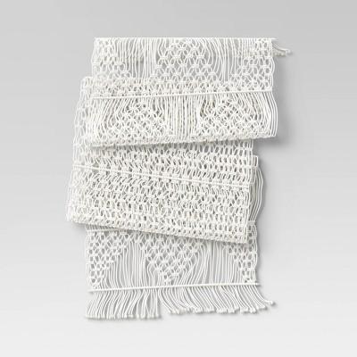 Cotton Macrame Runner White - Opalhouse™