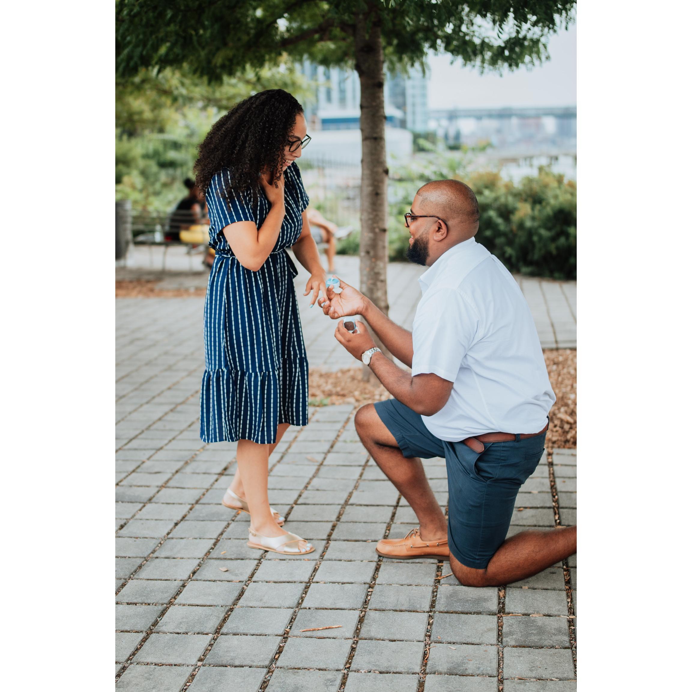 He asked, I said YES