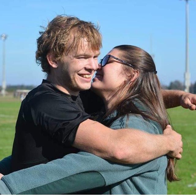Surprised him by showing up in North Carolina at the Rugby Championships 2018