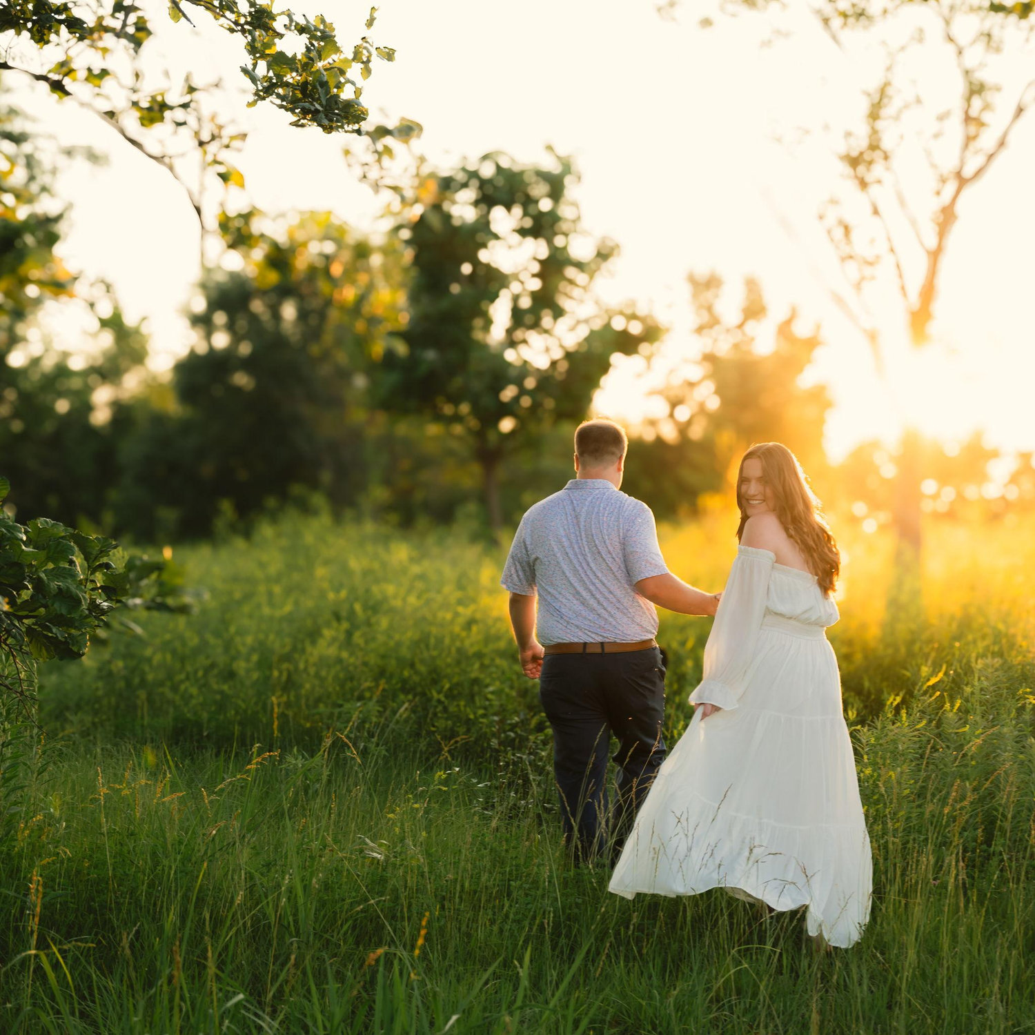 Engagement photo shoot with our wedding photographer!