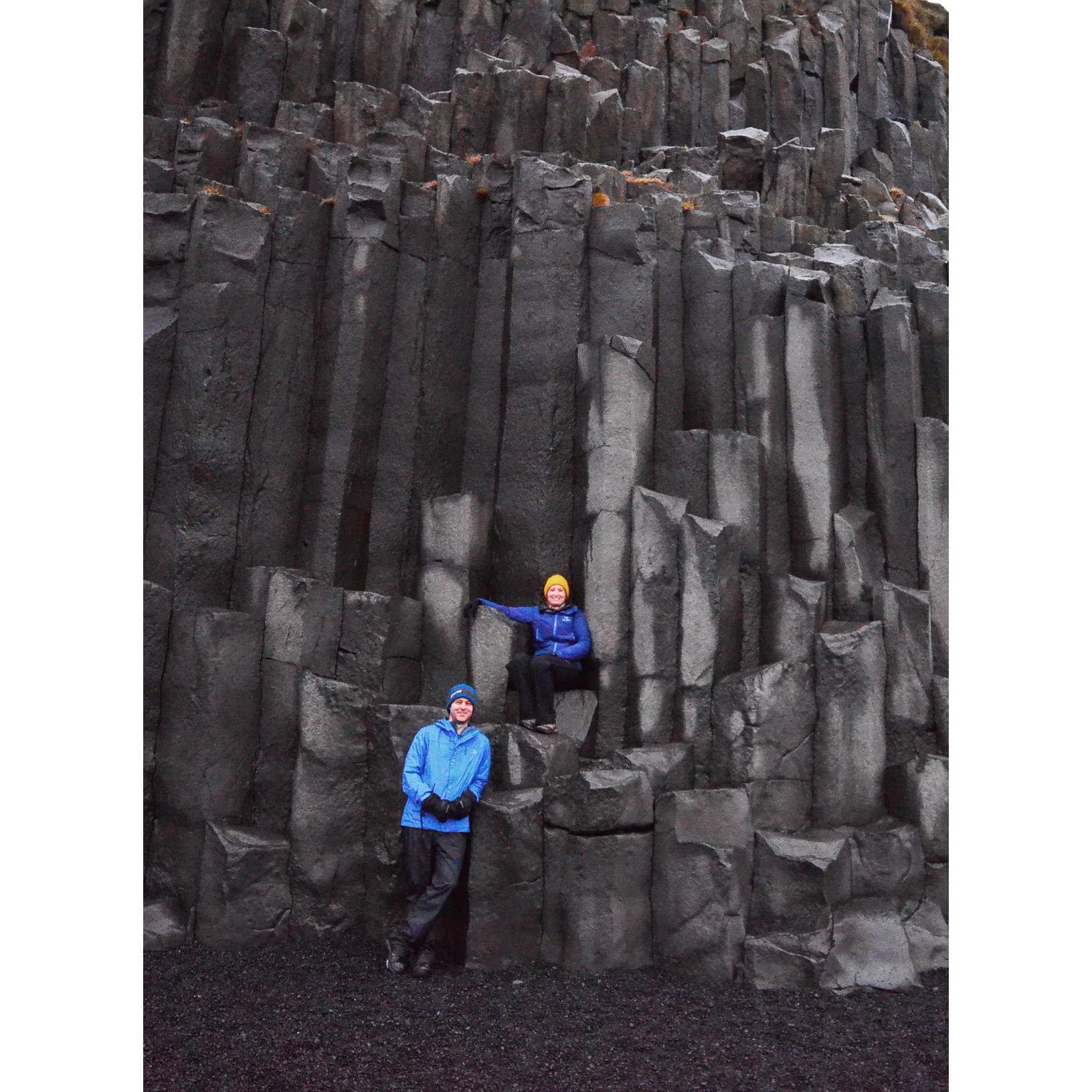 Basalt columns, Reynisfjara Beach, Iceland, October 2021