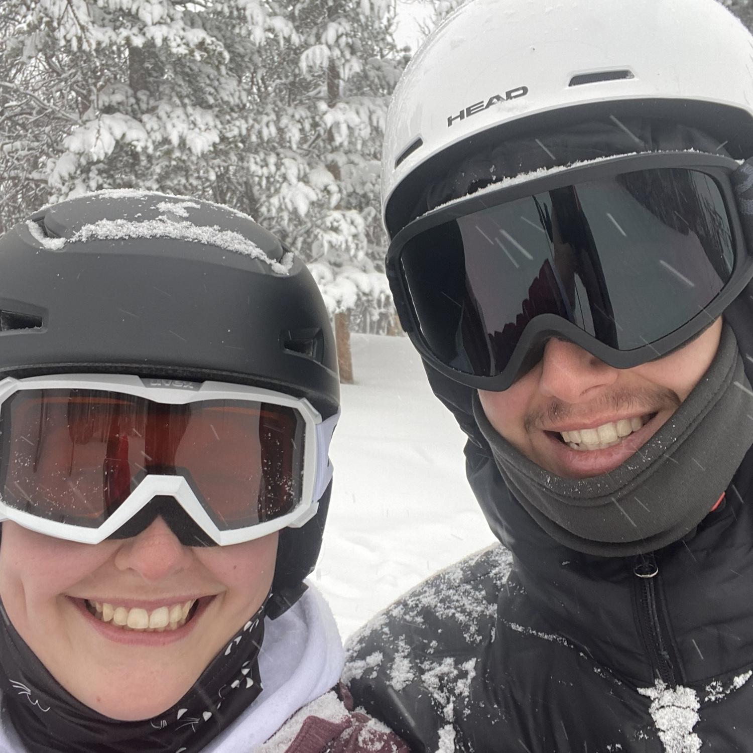 One of our many ski trips. This one we were on Snowy Range in Laramie, WY in early 2023.