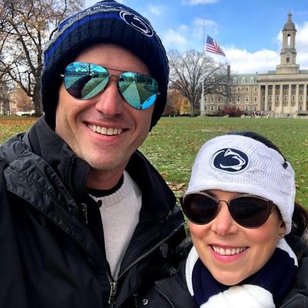 Heading off to cheer on the Nittany Lions!