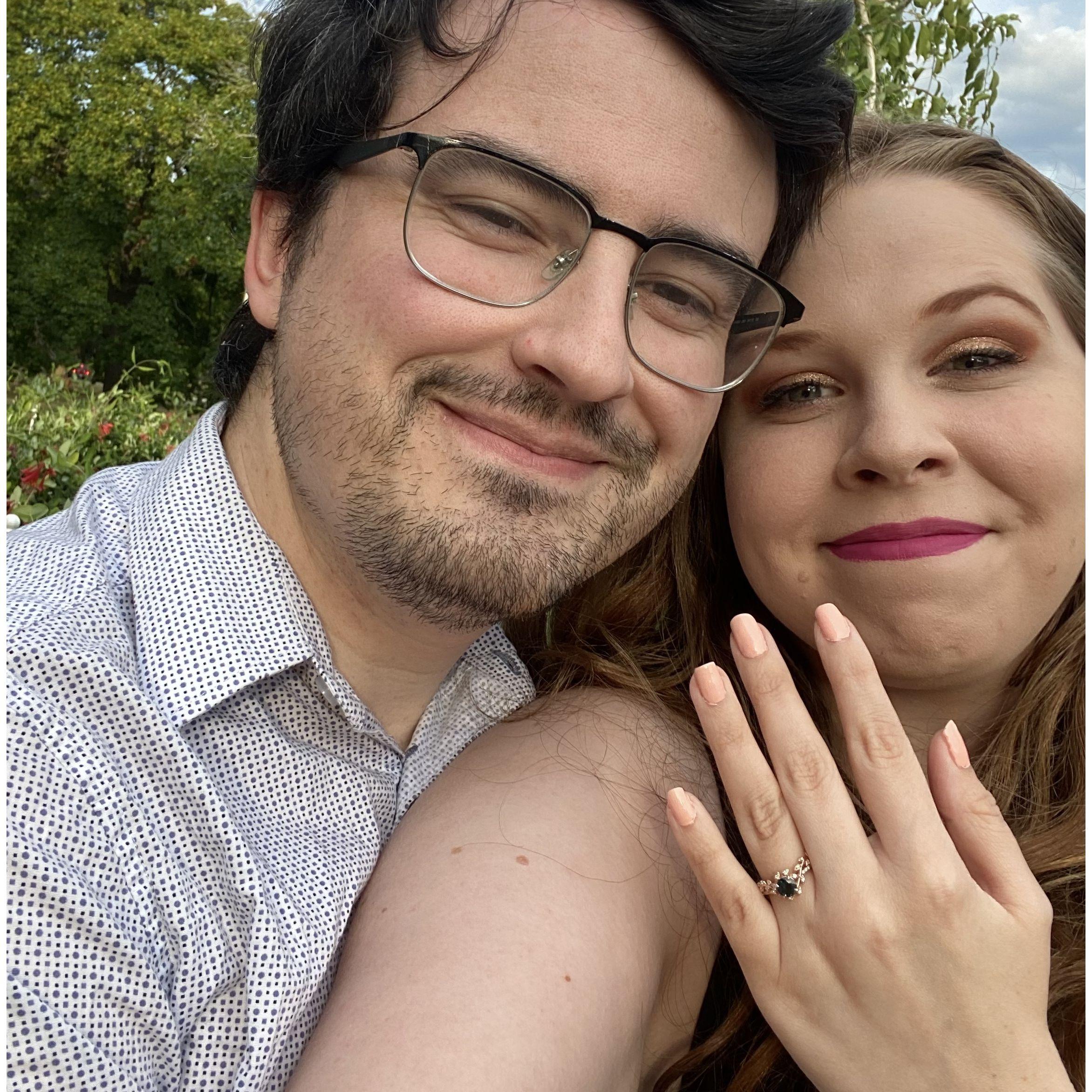 Engangement selfie! (like a year after we were engaged)