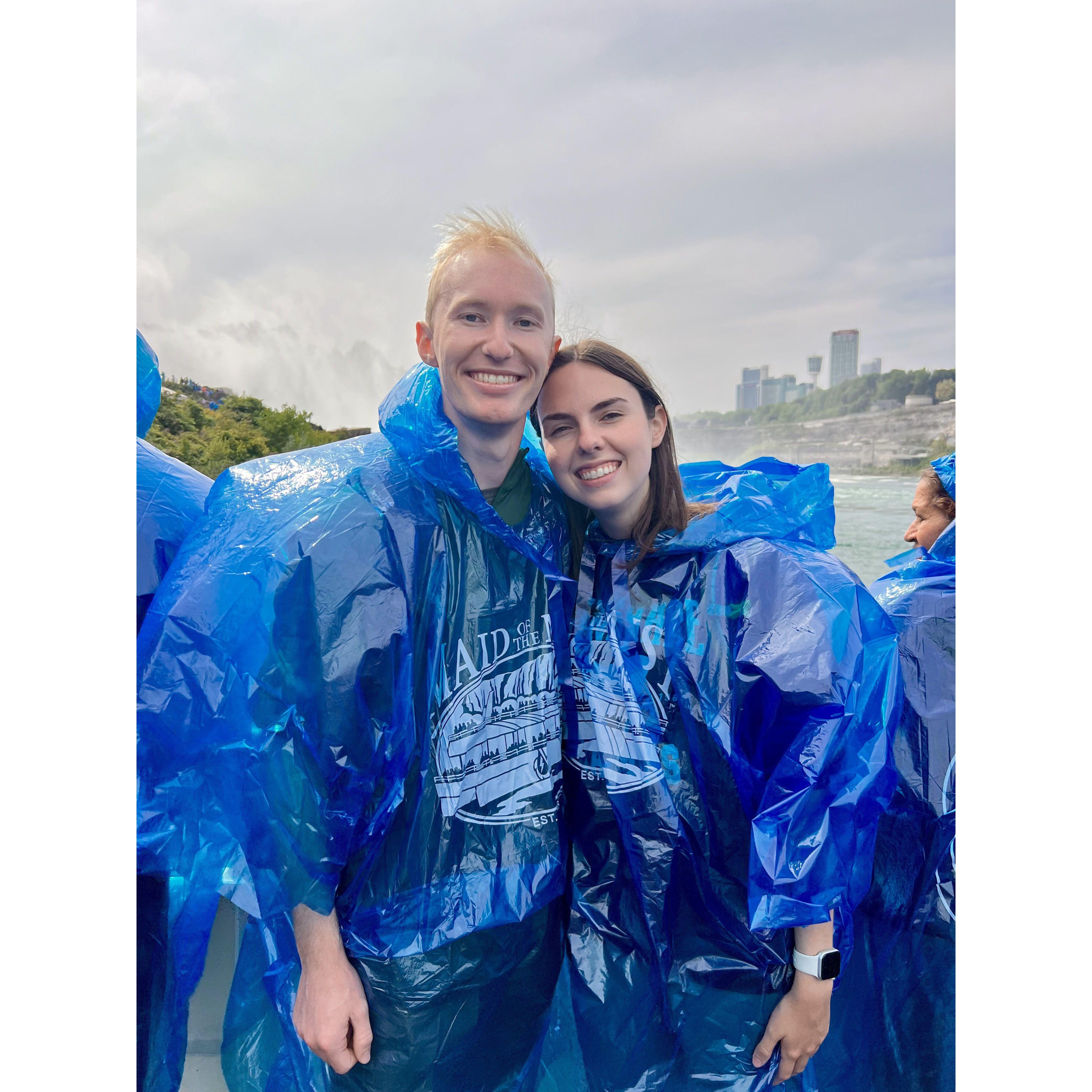 Trip to Niagara Falls (before getting soaked)!